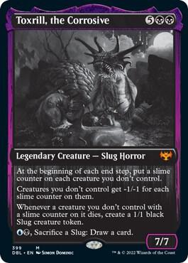 マジック：ザ・ギャザリング Toxrill, The Corrosive EDH/Commander MTG Toxrill, the Corrosive - Innistrad: Double Feature - Magic: The