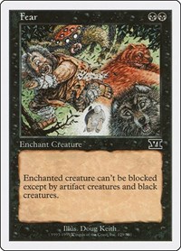 Fear - Classic Sixth Edition - Magic: The Gathering card