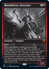 Bloodthirsty Adversary - Innistrad: Double Feature - Magic: The Gathering card