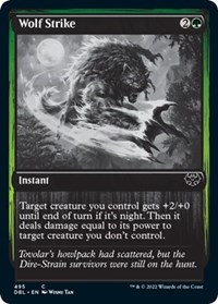 Wolf Strike - Innistrad: Double Feature - Magic: The Gathering card