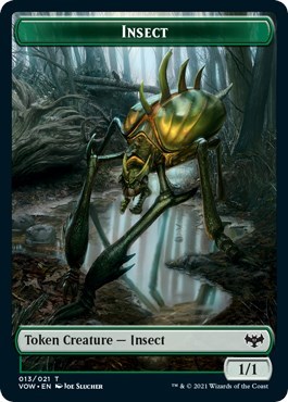 Insect // Dragon Illusion Double-Sided Token
