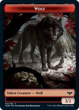 Wolf (011) // Boar Double-Sided Token