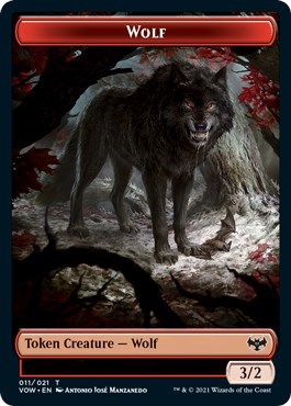 Wolf (011) // Treasure Double-Sided Token