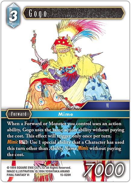 gogo mtg card Gogo, Master of Mimicry - FINAL FANTASY - Magic: The Gathering