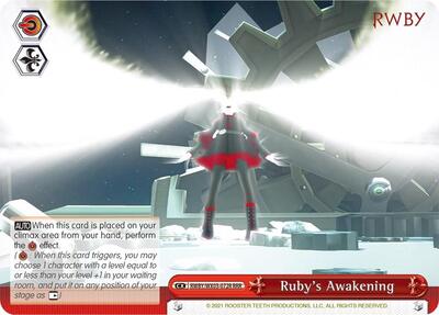Ruby's Awakening (RRR) card
