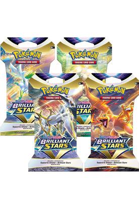Brilliant Stars Sleeved Booster Pack Art Bundle [Set of 4]
