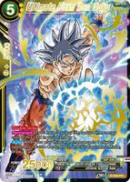 Ultimate Form Son Goku (Gold Stamped) - Mythic Booster