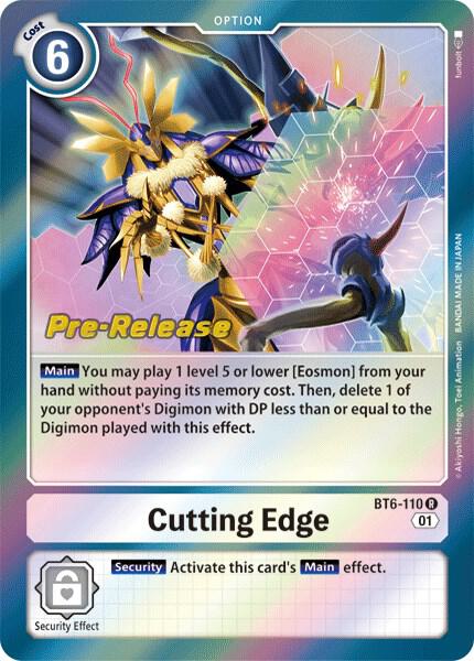 Cutting Edge digimon card