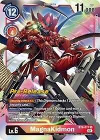 MagnaKidmon - Double Diamond Pre-Release Cards - Digimon card