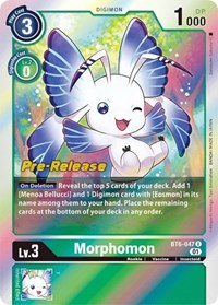 Morphomon (Double Diamond Pre-Release Cards)