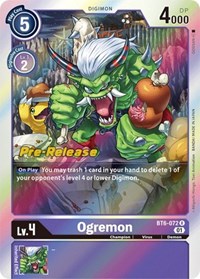 Ogremon - Double Diamond Pre-Release Cards - Digimon card