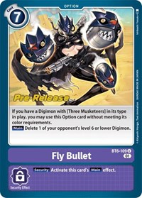 Fly Bullet - Double Diamond Pre-Release Cards - Digimon card