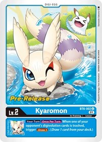 Kyaromon - Double Diamond Pre-Release Cards - Digimon card