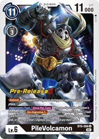 PileVolcamon - Double Diamond Pre-Release Cards - Digimon card