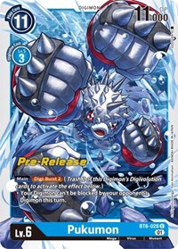 Pukumon - Double Diamond Pre-Release Cards - Digimon card