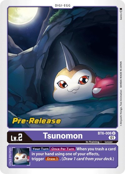 Tsunomon Double Diamond Pre-Release Cards card price