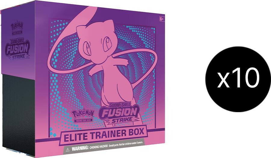 Fusion Strike Elite Trainer Box Case - SWSH08: Fusion Strike