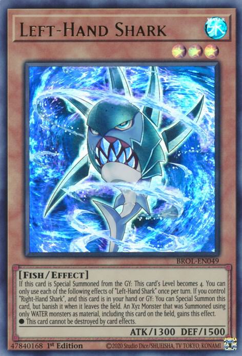 シャーク frag shark Left-Hand Shark - Brothers of Legend - YuGiOh - TCGplayer.com