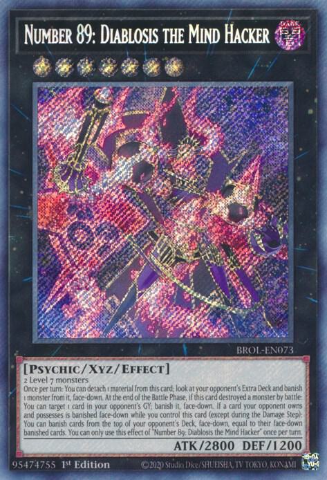 遊戯王333円～ Number 89: Diablosis the Mind Hacker - Brothers of Legend - YuGiOh