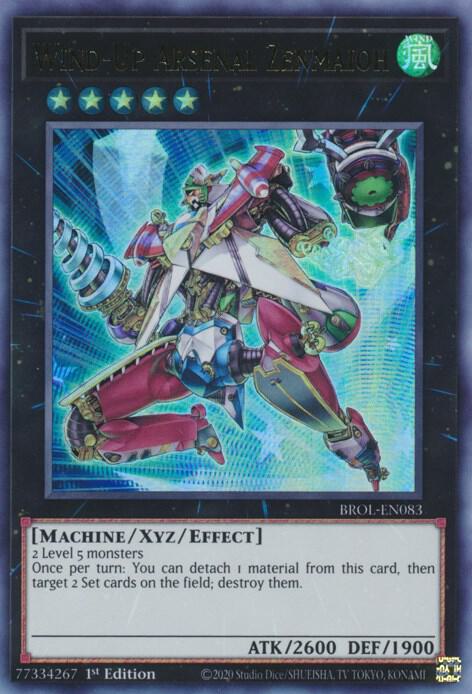 Wind-Up Arsenal Zenmaioh - Brothers of Legend - YuGiOh - TCGplayer.com