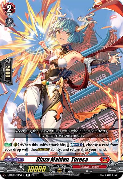 Blaze Maiden, Toresa