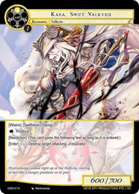 Kara, Swift Valkyrie