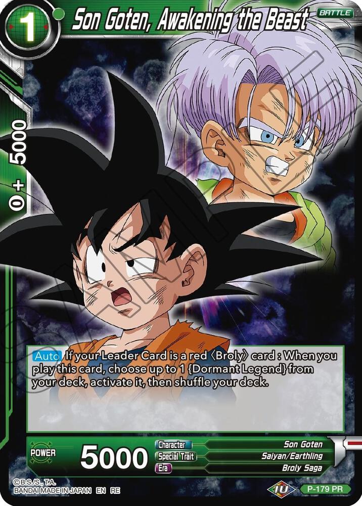 Son Goten, Awakening the Beast #P-179 — Mythic Booster