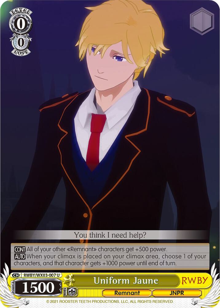Uniform Jaune