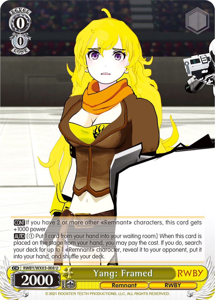 Yang: Framed