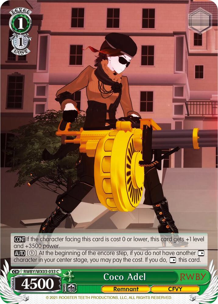 Coco Adel - RWBY - Weiss Schwarz - TCGplayer.com