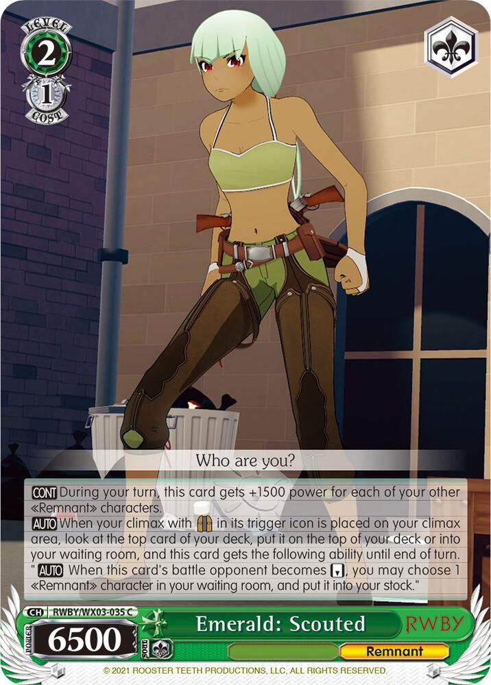Emerald: Scouted