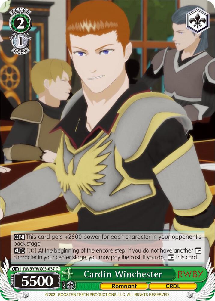 Cardin Winchester - RWBY - Weiss Schwarz - TCGplayer.com