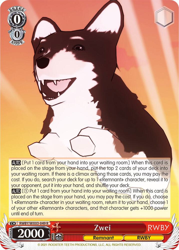 Zwei - RWBY - Weiss Schwarz - TCGplayer.com
