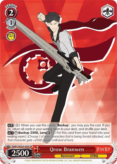 Qrow Branwen (SR) card