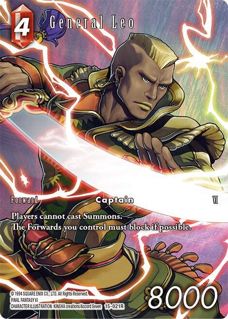 General Leo (Full Art) - Crystal Dominion - Final Fantasy TCG