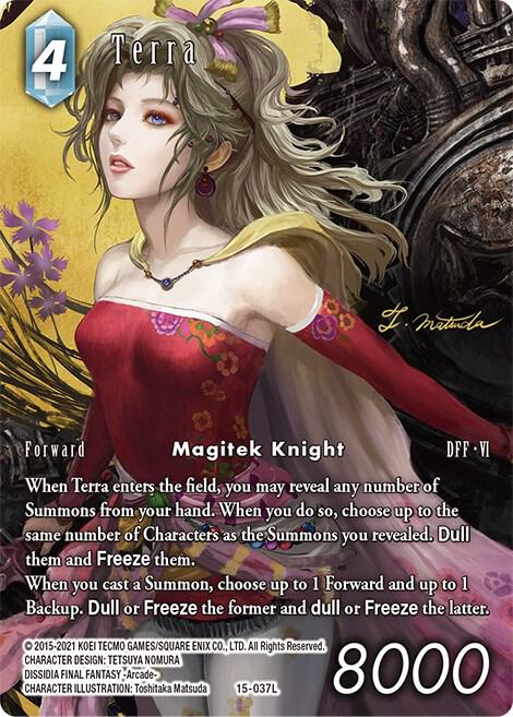 Terra (Full Art) - Crystal Dominion - Final Fantasy TCG
