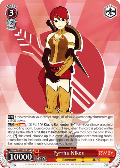 Pyrrha Nikos (SR) card