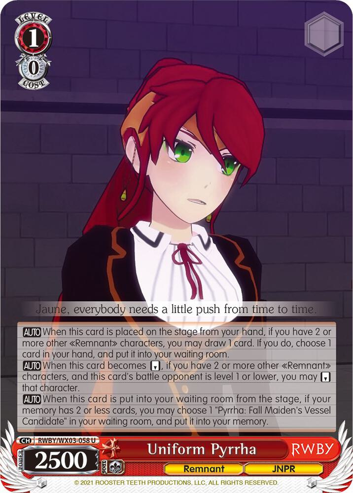 Uniform Pyrrha
