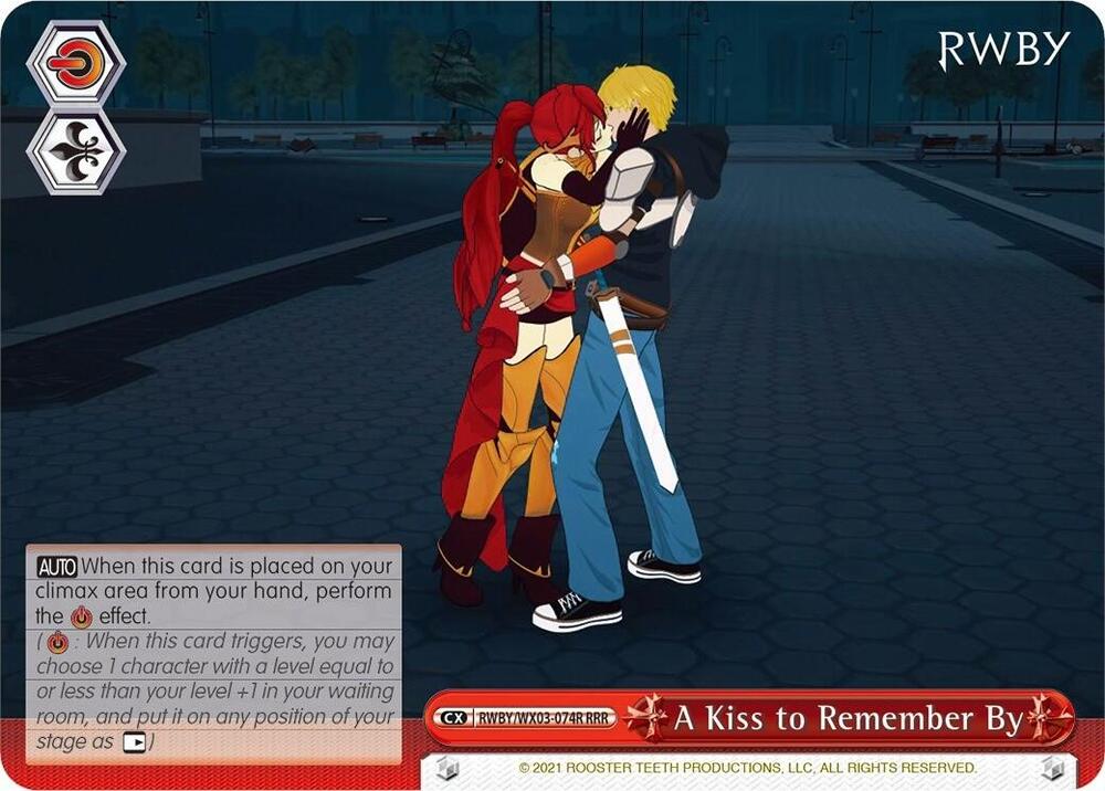 A Kiss to Remember By (RRR)