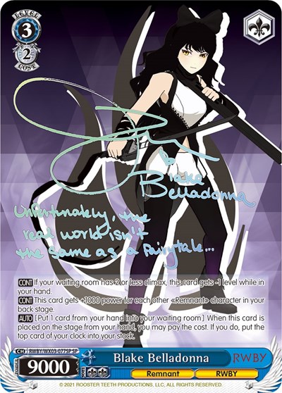 Blake Belladonna (SP) card
