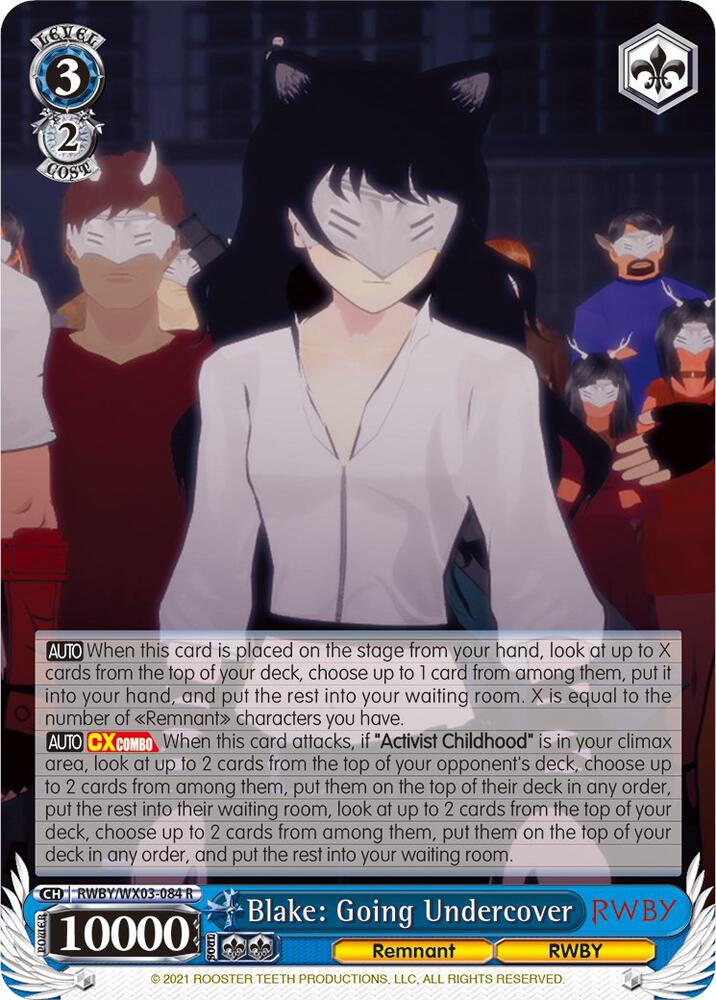 Blake: Going Undercover