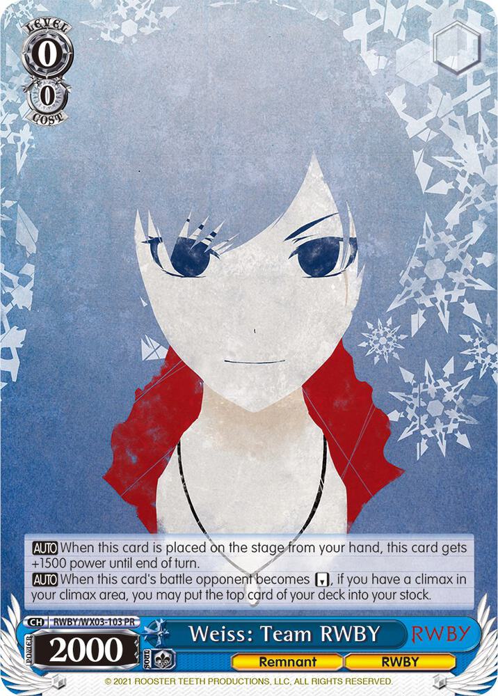 Weiss: Team RWBY