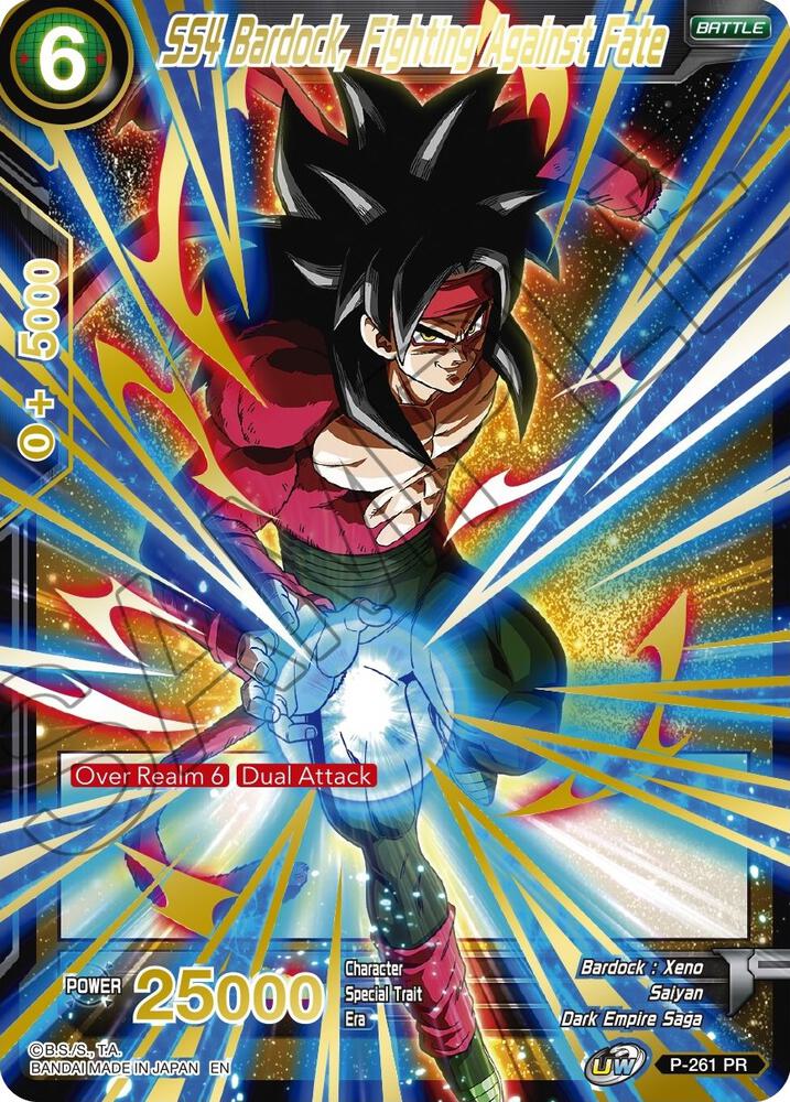 SS4 Bardock, Fighting Against Fate (Gold Stamped) - Mythic Booster
