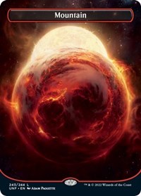Mountain (243) (Borderless) - Unfinity - Magic: The Gathering card