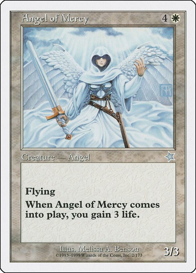 Carta Angel's Mercy Magic The Gathering - Común, Serie Magic 2012 (M12), Coleccionable TCG