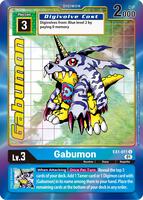 gabumon digimon card [BT17-019] [Secret Crisis Pre-Release Cards] Rare Digi type Gabumon Preview for Digimon Card