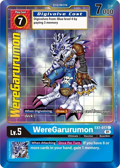WereGarurumon (Alternate Art) Classic Collection card price