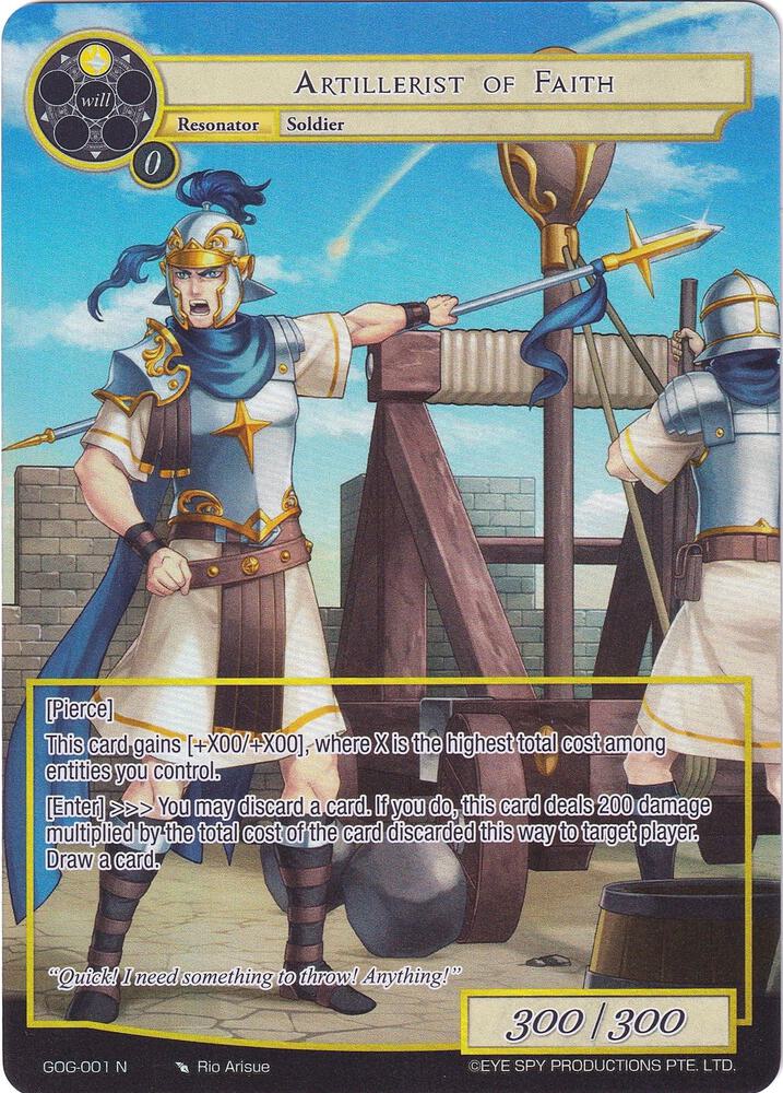 Artillerist of Faith (Full Art)
