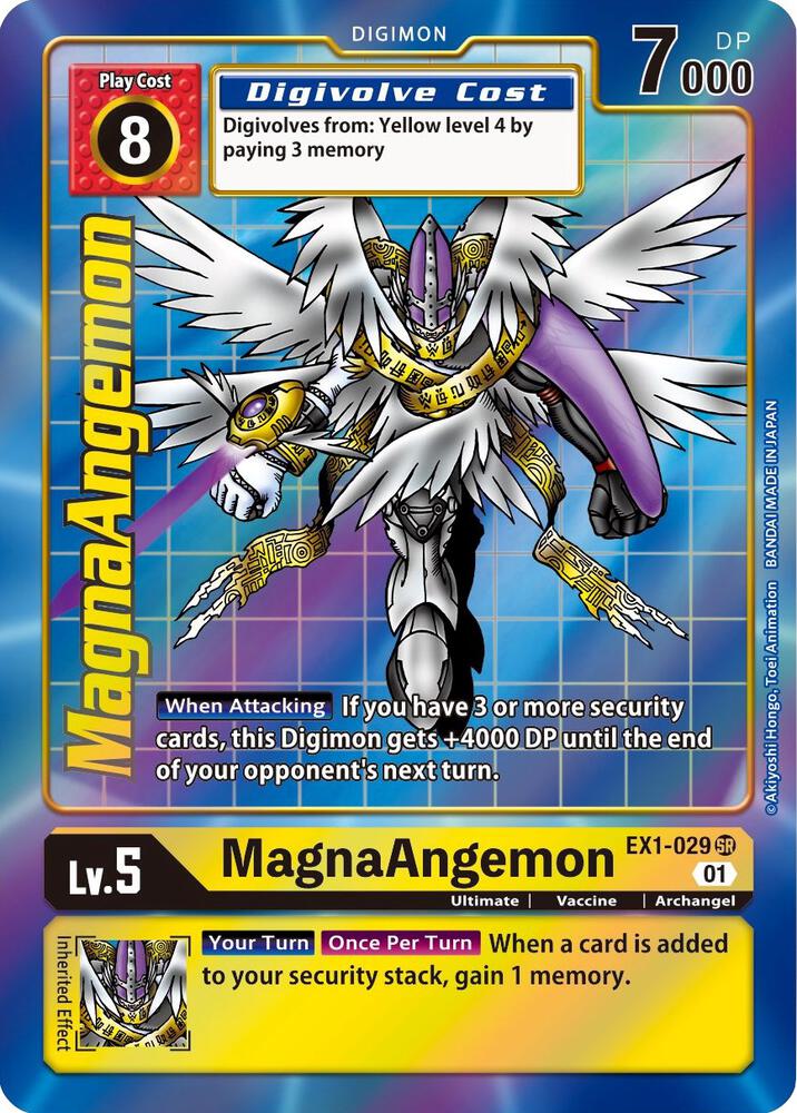 MagnaAngemon Alternate Art digimon card