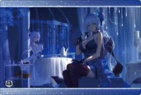 Bushiroad Rubber Mat Collection V2 Vol.179: Azur Lane - Tea Party Under the Moon · Bushiroad Playmats